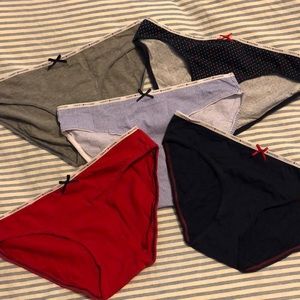 5 Pair, Tommy Hilfiger, cotton bikini panties, Med